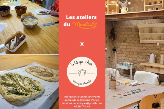 Les ateliers du Moulin à la fabrique d'Anaïs