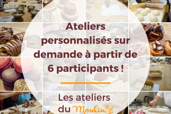 Ateliers personnalisés - Les ateliers du Moulin
