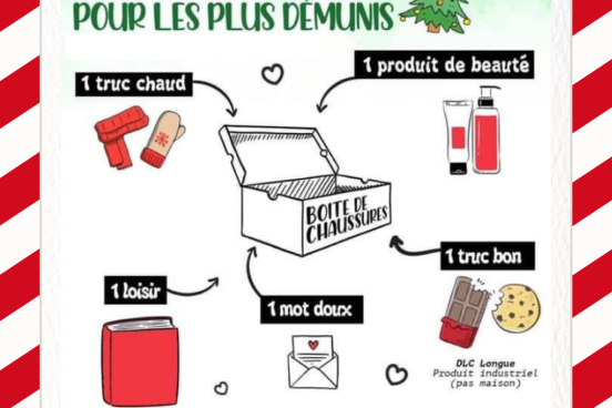 La boîte solidaire de Noël