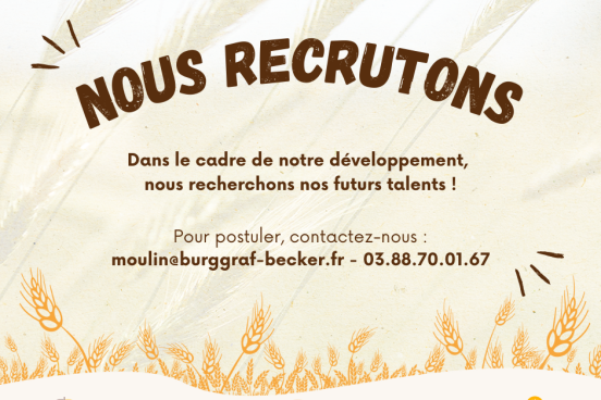 Nous recrutons !