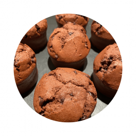 PRÉPARATION MUFFINS TOUT CHOCO